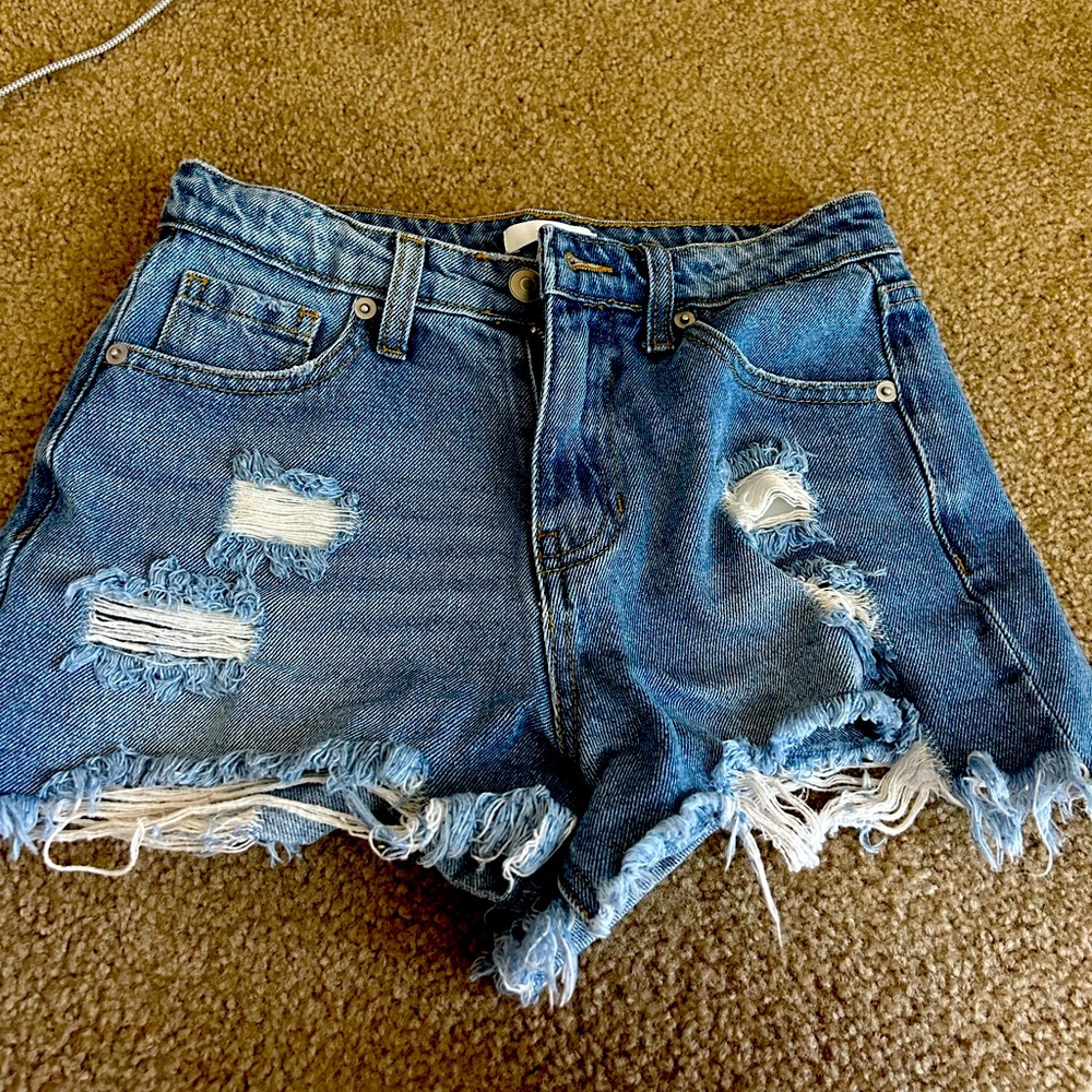 BP Ripped Jean Shorts
